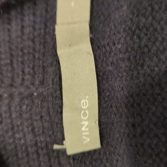 Vince 100% cashmere Dark Navy Blue Women's Cardigan - Picture 4 of 5